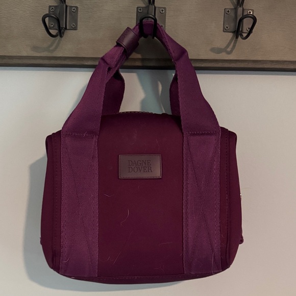 Dagne Dover Deep Plum Landon small crossbody Bag8” x 6.5” x 3.5” - Picture 1 of 11